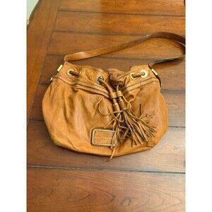 Joelle Hawkins Tan‎ Leather Bag With Fringe Detail